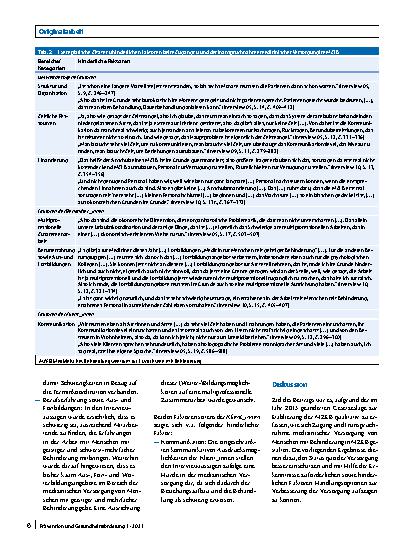 Vorschauseite 6: Medizinische Versorgung in Medizinischen Behandlungszentren für Erwachsene mit geistiger und schwerst-mehrfacher Behinderung (MZEB): eine qualitative Studie zu aktuellen Herausfor…