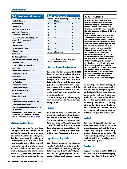 Vorschauseite 2: Wingwave®-Coaching bei Flugangst – eine Fallserie
