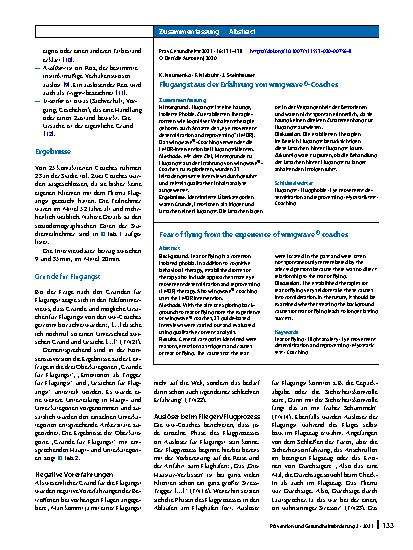 Vorschauseite 3: Flugangst aus der Erfahrung von wingwave®-Coaches