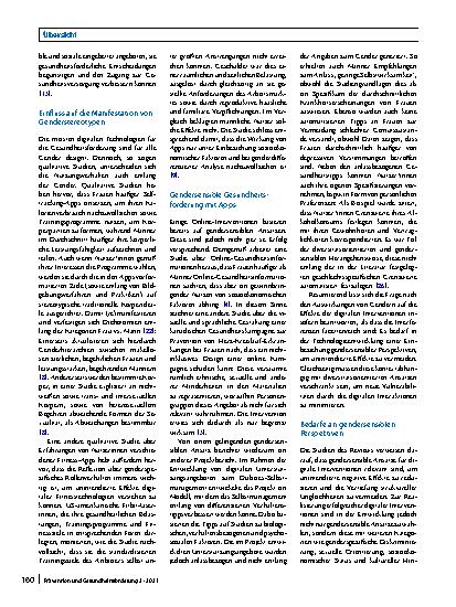 Vorschauseite 4: Geschlechtersensible Gestaltung digitaler Gesundheitsförderung
