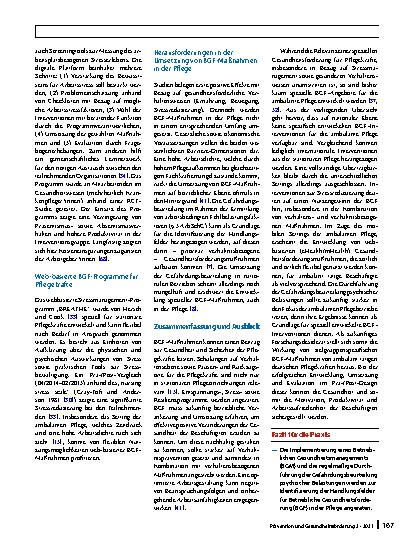 Vorschauseite 5: Betriebliche Gesundheitsförderung in der Pflege