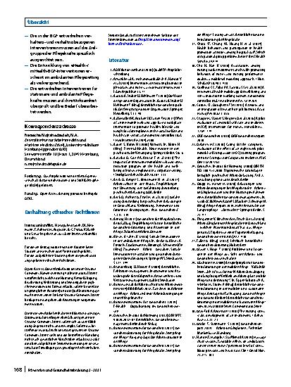 Vorschauseite 6: Betriebliche Gesundheitsförderung in der Pflege