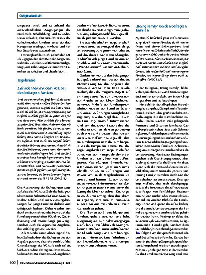 Vorschauseite 6: Nutzerorientierte familiäre Gesundheitsförderung – Ergebnisse der wissenschaftlichen Begleitforschung zum Netzwerk Gesunde Kinder
