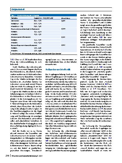 Vorschauseite 2: Psychische Gesundheit bei Referendaren