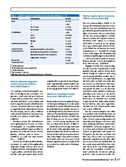 Vorschauseite 4: „Die ersten drei Einträge …“