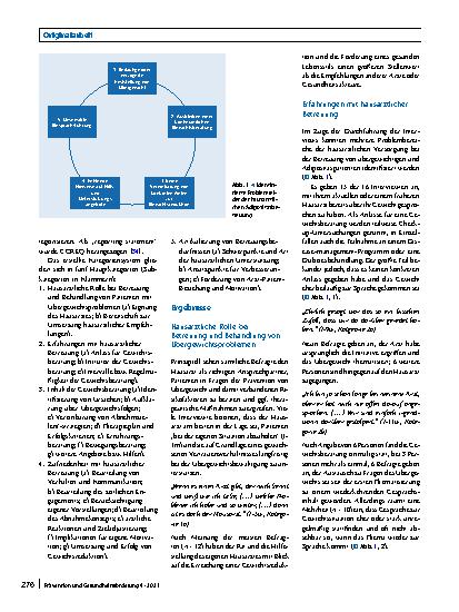 Vorschauseite 4: Betreuungsbedürfnisse von Patienten mit Übergewicht und Adipositas in der Hausarztpraxis – Ergebnisse einer Interviewstudie