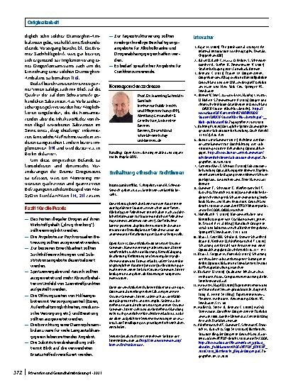 Vorschauseite 5: Gesundheitliche Risikolagen in der Bremer Drogenszene
