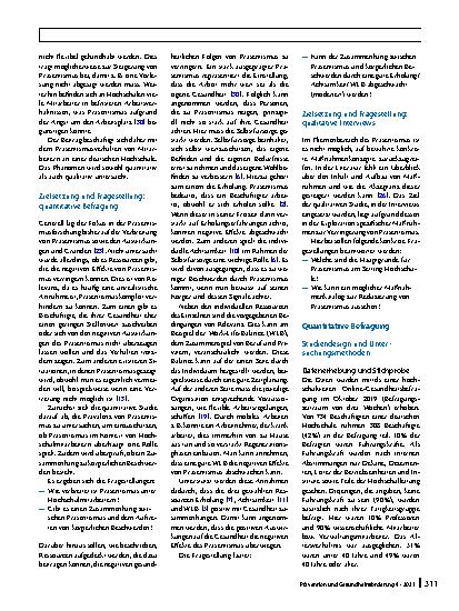 Vorschauseite 2: Präsentismus in der Hochschule