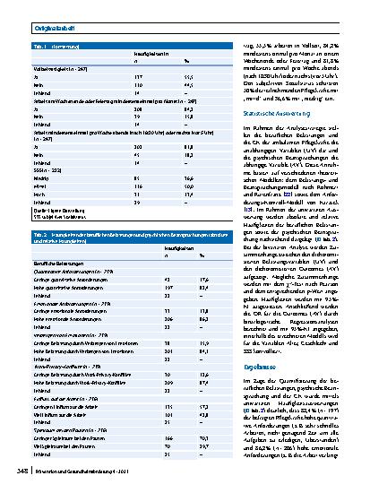 Vorschauseite 5: Berufliche Belastungen, psychische Beanspruchung und Gesundheitskompetenz bei Pflegekräften in der ambulanten Altenpflege: Eine quantitative Online-Befragung in ausgewählten bayer…