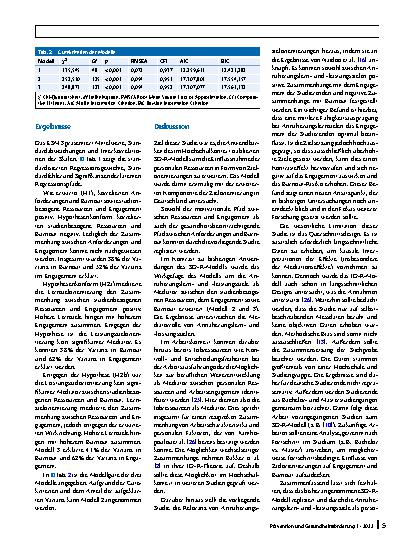 Vorschauseite 5: Zielorientierung, Burnout und Engagement im Hochschulkontext: Integration von Zielorientierung in das Study Demands-Resources-Modell