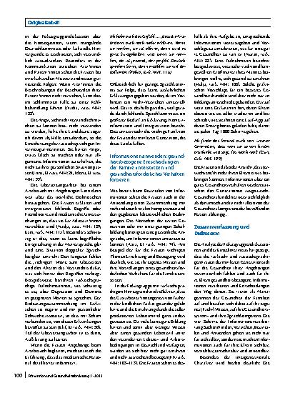 Vorschauseite 5: Gesundheitskompetenz für die Familie: Frauen mit Migrationshintergrund als Mittlerinnen