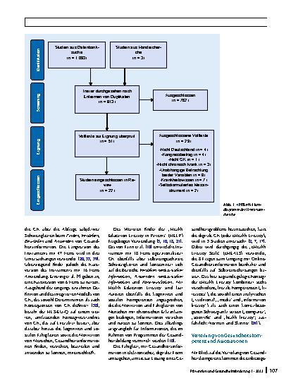 Vorschauseite 4: Gesundheitskompetenz bei chronischer Krankheit in Deutschland: ein Scoping Review