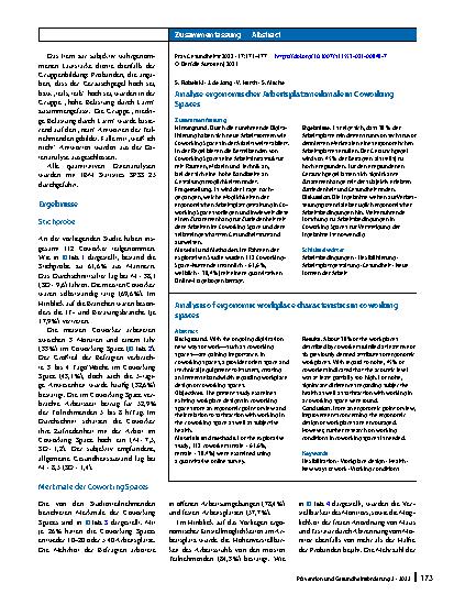 Vorschauseite 3: Analyse ergonomischer Arbeitsplatzmerkmale in Coworking Spaces