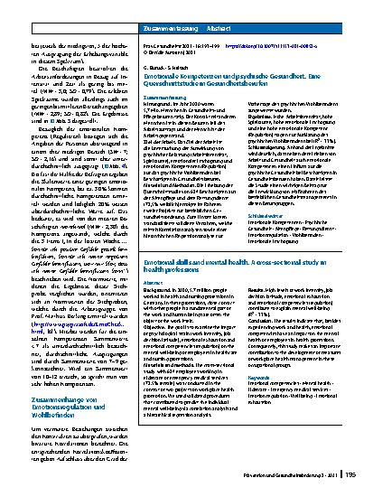 Vorschauseite 3: Emotionale Kompetenzen und psychische Gesundheit