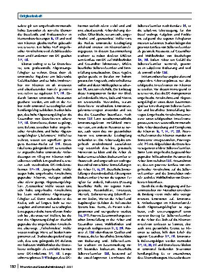 Vorschauseite 2: Detached Concern und Wohlbefinden: berufliche Selbstwirksamkeit und Sinnerfüllung als vermittelnde psychische Ressourcen