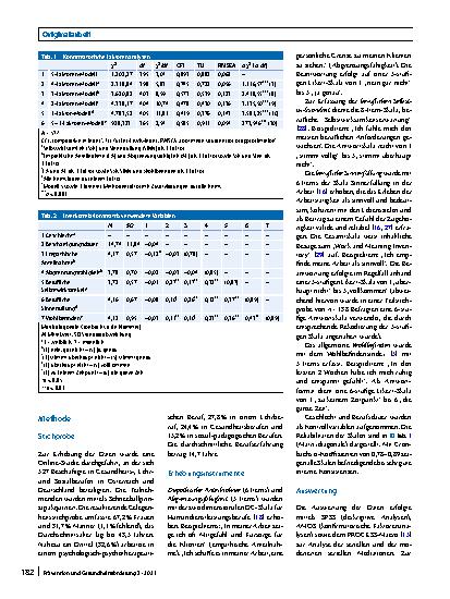 Vorschauseite 4: Detached Concern und Wohlbefinden: berufliche Selbstwirksamkeit und Sinnerfüllung als vermittelnde psychische Ressourcen