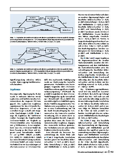 Vorschauseite 5: Detached Concern und Wohlbefinden: berufliche Selbstwirksamkeit und Sinnerfüllung als vermittelnde psychische Ressourcen