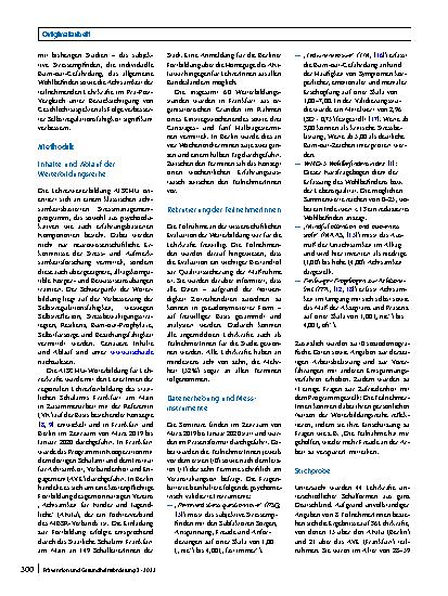 Vorschauseite 2: Achtsamkeit in der Schule (AISCHU) – Evaluation der Weiterbildung für Lehrkräfte zur Stressreduktion