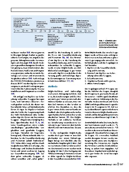 Vorschauseite 2: Big Data in der Gesundheitsförderung und Prävention