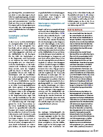 Vorschauseite 6: Der Einfluss der Arbeit auf das Wohlbefinden unter Berücksichtigung verschiedener Berufsprofile