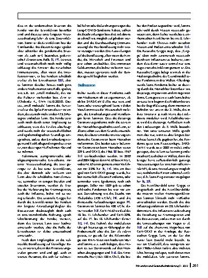 Vorschauseite 5: Lehren aus der Russischen Grippe für das Endspiel der derzeitigen Pandemie – die Exitstrategie für Deutschland