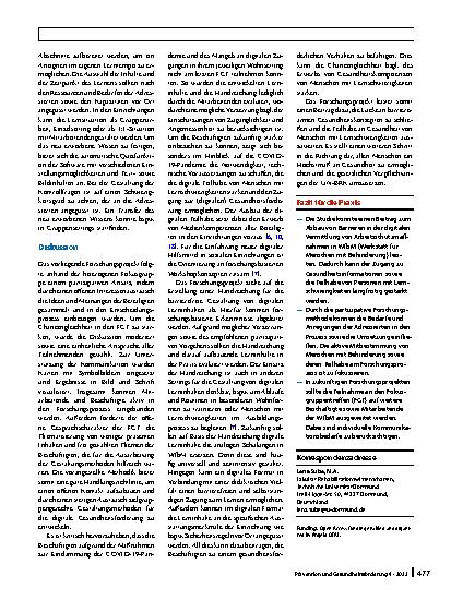 Vorschauseite 4: Gesundheit – digital und inklusiv: eine Lernsoftware barrierearm gestalten