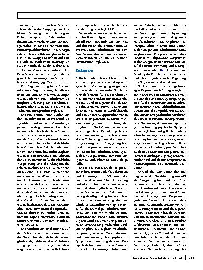 Vorschauseite 5: Förderung der psychischen Gesundheit von geflüchteten Menschen
