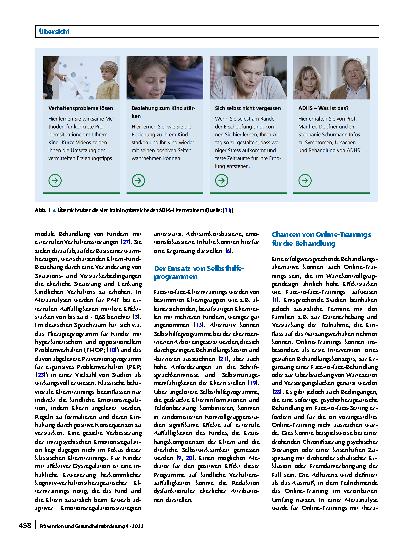 Vorschauseite 2: Online-Elterntraining für die Behandlung von Kindern mit externalisierenden Verhaltensproblemen und affektiver Dysregulation