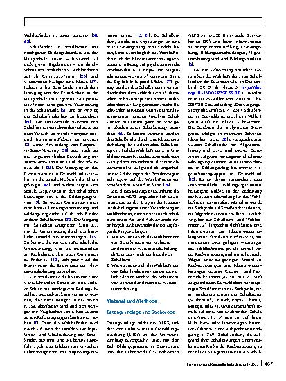 Vorschauseite 4: Die Klassenwiederholung als kritisches Lebensereignis für das Wohlbefinden von Schulkindern an weiterführenden Schulen?