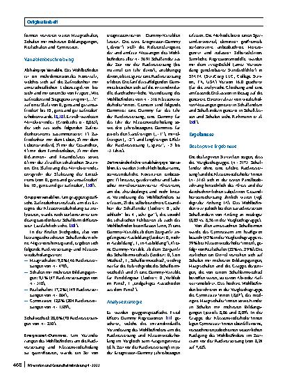 Vorschauseite 5: Die Klassenwiederholung als kritisches Lebensereignis für das Wohlbefinden von Schulkindern an weiterführenden Schulen?