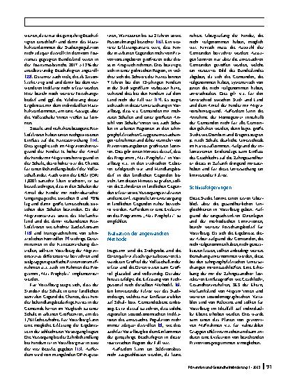 Vorschauseite 5: Soziale Ungleichheit in der Zahngesundheit von Kindern