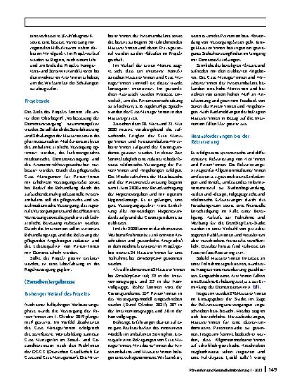 Vorschauseite 5: Prävention von demenzbedingten Versorgungskrisen im hausarztbasierten Setting – das Projekt DemStepCare als innovative Versorgungsform