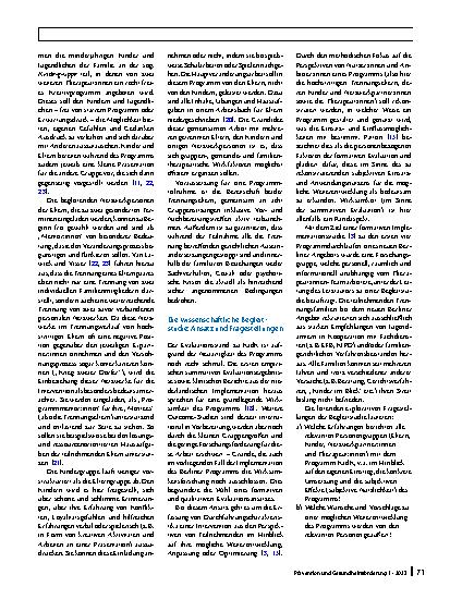Vorschauseite 4: Indizierte Prävention hochstrittiger Trennungseltern: eine qualitative Implementationsstudie zu „Kinder aus der Klemme“