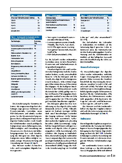 Vorschauseite 4: Digitale Hochschullehre im ersten COVID-19-Semester. Ergebnisse einer Befragung von Lehrenden in Public Health, Medizin und Pflege