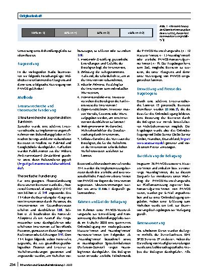 Vorschauseite 2: Exploration potenzieller Barrieren für die Akzeptanz eines interdisziplinären sektorenübergreifenden Versorgungsnetzwerkes für Patient*innen mit Morbus Parkinson