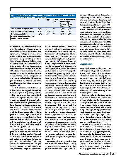 Vorschauseite 6: Belastungsund Resilienzfaktoren vor dem Hintergrund von psychischer Erschöpfung und Ansätzen der Gesundheitsförderung im Lehrerberuf