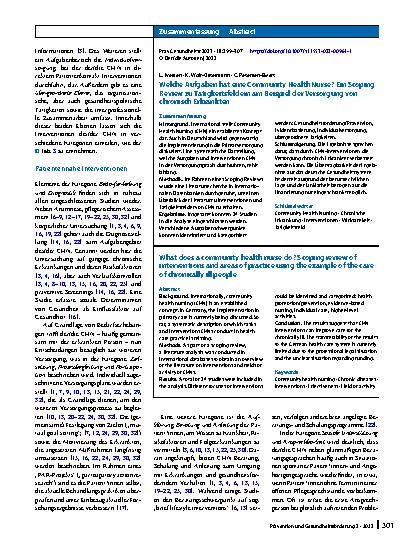 Vorschauseite 3: Welche Aufgaben hat eine Community Health Nurse?