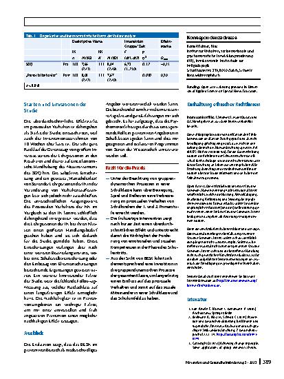 Vorschauseite 5: Bewegungsbasierte Förderung prosozialen Verhaltens beim Schuleintritt