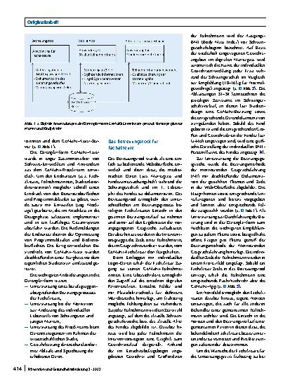 Vorschauseite 2: Entwicklung und Implementierung der Datenplattform GeMuKi-Assist im Rahmen des Forschungsprojekts „Gemeinsam gesund: Vorsorge plus für Mutter und Kind“