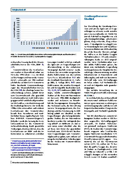 Vorschauseite 2: Arzneimittelepidemiologie und Arzneimittelverbrauchsforschung auf der Basis von Krankenkassendaten: zentrale Untersuchungsfragen und methodische Hinweise