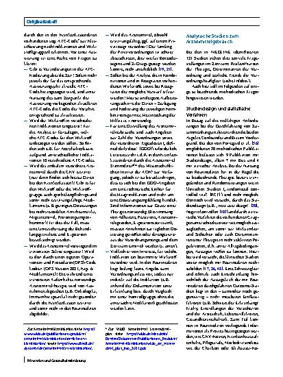 Vorschauseite 6: Arzneimittelepidemiologie und Arzneimittelverbrauchsforschung auf der Basis von Krankenkassendaten: zentrale Untersuchungsfragen und methodische Hinweise