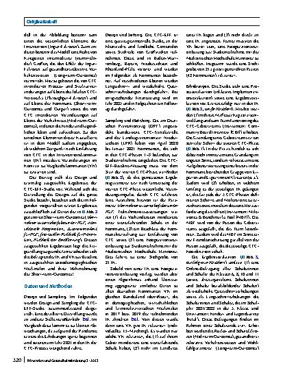 Vorschauseite 5: Evaluation des wissenschaftsbasierten kommunalen Präventionssystems Communities That Care: Studiendesign und Baseline-Äquivalenz intermediärer Outcomes