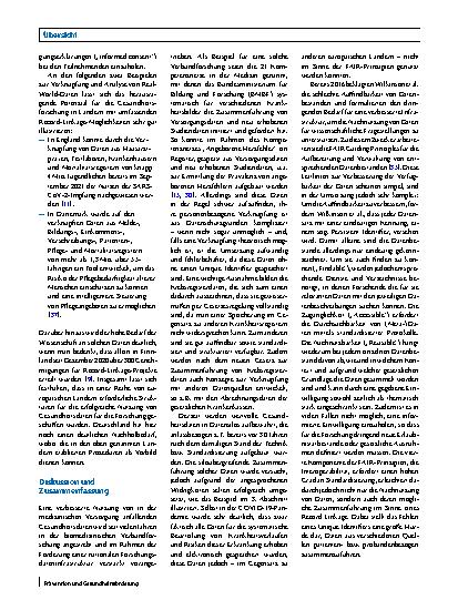 Vorschauseite 6: FAIRifizierung von Real World Data für die Gesundheitsforschung