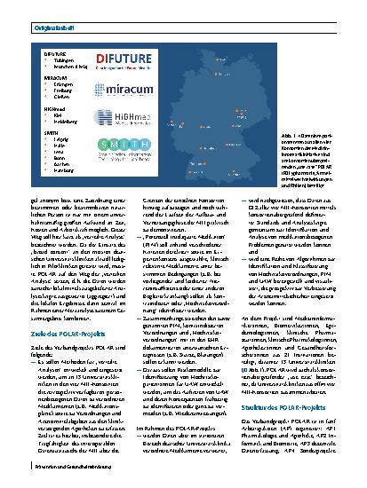 Vorschauseite 4: POLAR – „POLypharmazie, Arzneimittelwechselwirkungen und Risiken“ – wie können Daten aus der stationären Krankenversorgung zur Beurteilung beitragen?