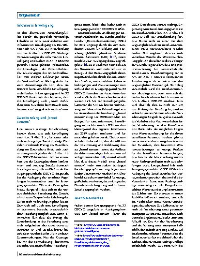 Vorschauseite 4: Datenschutzgerechte Wege zur Nutzung von Real World Data
