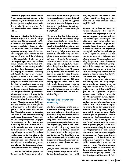 Vorschauseite 5: Förderung organisationaler Gesundheitskompetenz aus Sicht von Pflegefachpersonen. Ergebnisse einer qualitativen Studie