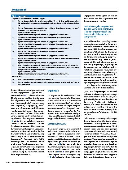 Vorschauseite 5: Kommunal verankerte Versorgungsstrukturen zur Förderung der Ernährungsgesundheit in den ersten 1000 Tagen – eine Analyse des aktuellen Status quo