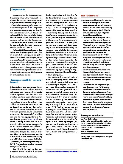 Vorschauseite 6: Bausteine und Strukturen für eine leistungsfähige Real-World-Data-Analyse