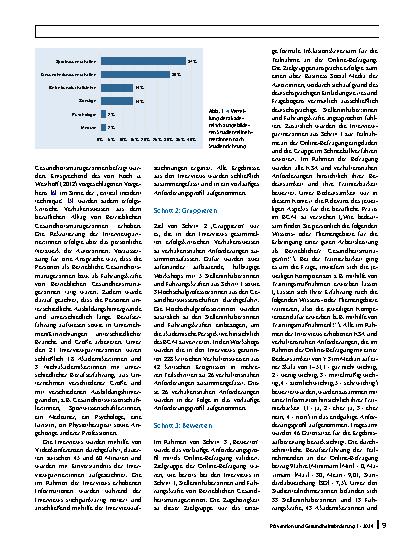 Vorschauseite 2: Entwicklung eines Anforderungsprofils für Betriebliche Gesundheitsmanager:innen
