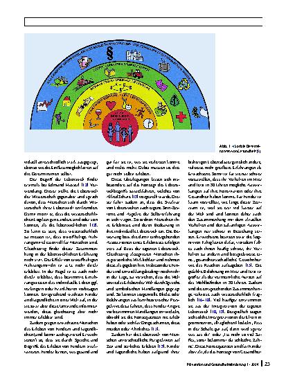 Vorschauseite 2: Gesundheitsförderung mit Kindern und Jugendlichen: der Ansatz der Gesundheitsförderungskultur